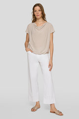 SCOOP NECK SHORT SLEEVE T-SHIRT