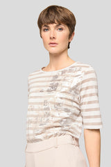 STRIPED SHORT SLEEVE T-SHIRT