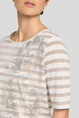 STRIPED SHORT SLEEVE T-SHIRT
