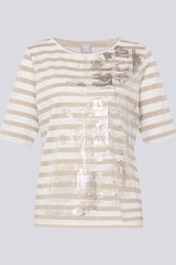 STRIPED SHORT SLEEVE T-SHIRT