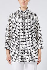 RAID PRINTED COTTON MUSLIN TUNIC
