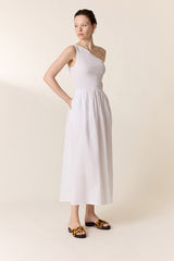 RAHUL PLAIN WHITE DRESS