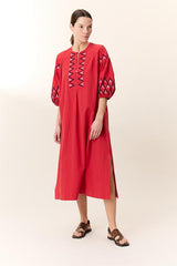 RUDO EMBROIDERED BOHEMIAN LONG DRESS