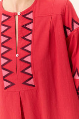 RUDO EMBROIDERED BOHEMIAN LONG DRESS