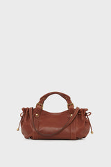12H TAN MINI LEATHER HANDBAG