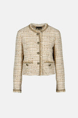 SABBIADORO BOUCLÉ BLAZER JACKET