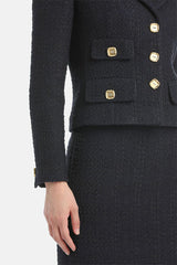 SAPONETTA BOUCLÉ WOOL JACKET