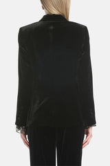 SCAFFALE BLACK ELEGANT VELVET JACKET