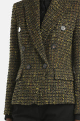 SELLY BOUCLÉ DOUBLE-BREASTED JACKET