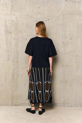 SABRINA BLACK T-SHIRT