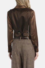 SOFFIATO HOUNDSTOOTH VEST