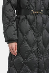 SOIANO BLACK LONG DOWN COAT