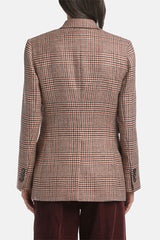 SPECCHIERA HOUNDSTOOTH BLAZER