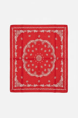 RED BANDANA SCARF