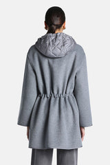 STRUMENTO GREY 2 IN 1 WOOL BLEND PARKA