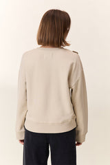 SIENA AUTOMN FLORAL EMBROIDERY SWEATSHIRT