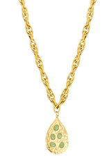 ONDINE AVENTURINE DROP NECKLACE