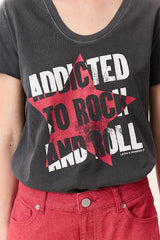 TIZIA ADDICTED TO ROCK T-SHIRT