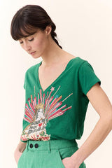 TONTON MADONE GREEN T-SHIRT