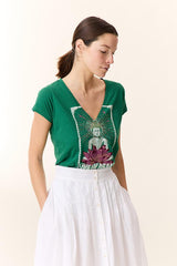 TONTON YOGA EMERALD T-SHIRT