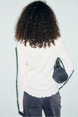 BONA NATURAL COTTON MODAL LACE TSHIRT