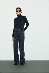 BECKY BLENDED WOOL TURTLENECK TSHIRT