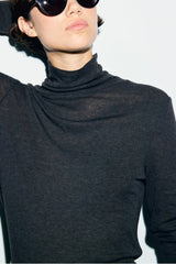 BECKY BLENDED WOOL TURTLENECK TSHIRT