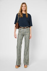 GALINA NAVY THICK COTTON LOOSE T-SHIRT