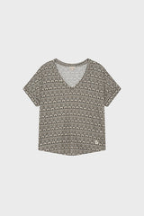 TIALY PRINTED COTTON TSHIRT