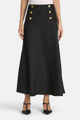 TALENTI BLACK SAILOR MAXI SKIRT