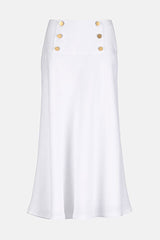 TALENTI WHITE SAILOR MAXI SKIRT