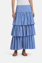 TARVISIO STRIPED MAXI SKIRT