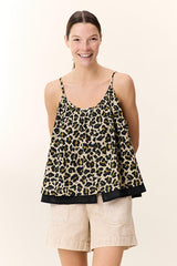 CAMIE LEOPARD PRINT BLOUSE