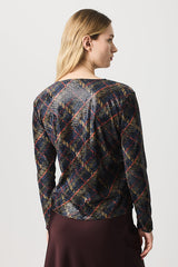 SEQUINS BOATNECK T-SHIRT