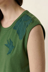 DADDY BIRD GREEN T-SHIRT