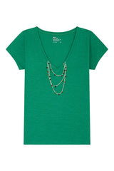 TONTON AMBER GREEN T-SHIRT