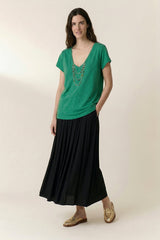 TONTON AMBER GREEN T-SHIRT