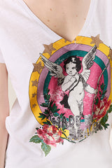 TONTON ANGEL WHITE T-SHIRT