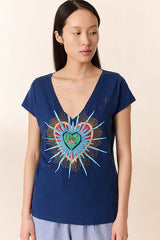 TONTON EXVOTO BLUE T-SHIRT