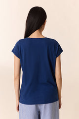 TONTON EXVOTO BLUE T-SHIRT