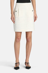 TUTORE BOUCLE LUREX DETAILS MINISKIRT