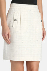 TUTORE BOUCLE LUREX DETAILS MINISKIRT