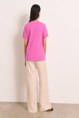 TZATZIKI PINK V-NECK T-SHIRT