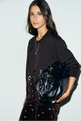 RENE BROWN FINE WOOL CARDIGAN