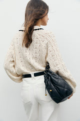 ROCA CROCHET POLO SHIRT