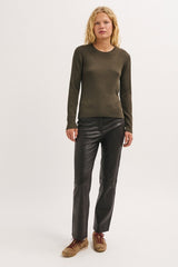 ROMA FINE RIBBED SWEATER