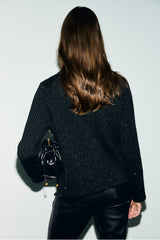 RODA LUREX SEQUINS CARDIGAN
