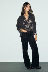 RAFA WOOL CABLE-KNIT CARDIGAN