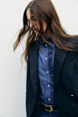 JUNIE DOUBLE-BREASTED BLAZER
