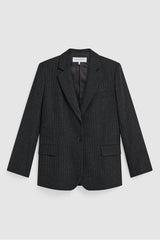 JUSTY STRIPED FLANNEL JACKET